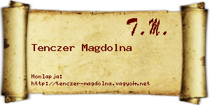 Tenczer Magdolna névjegykártya